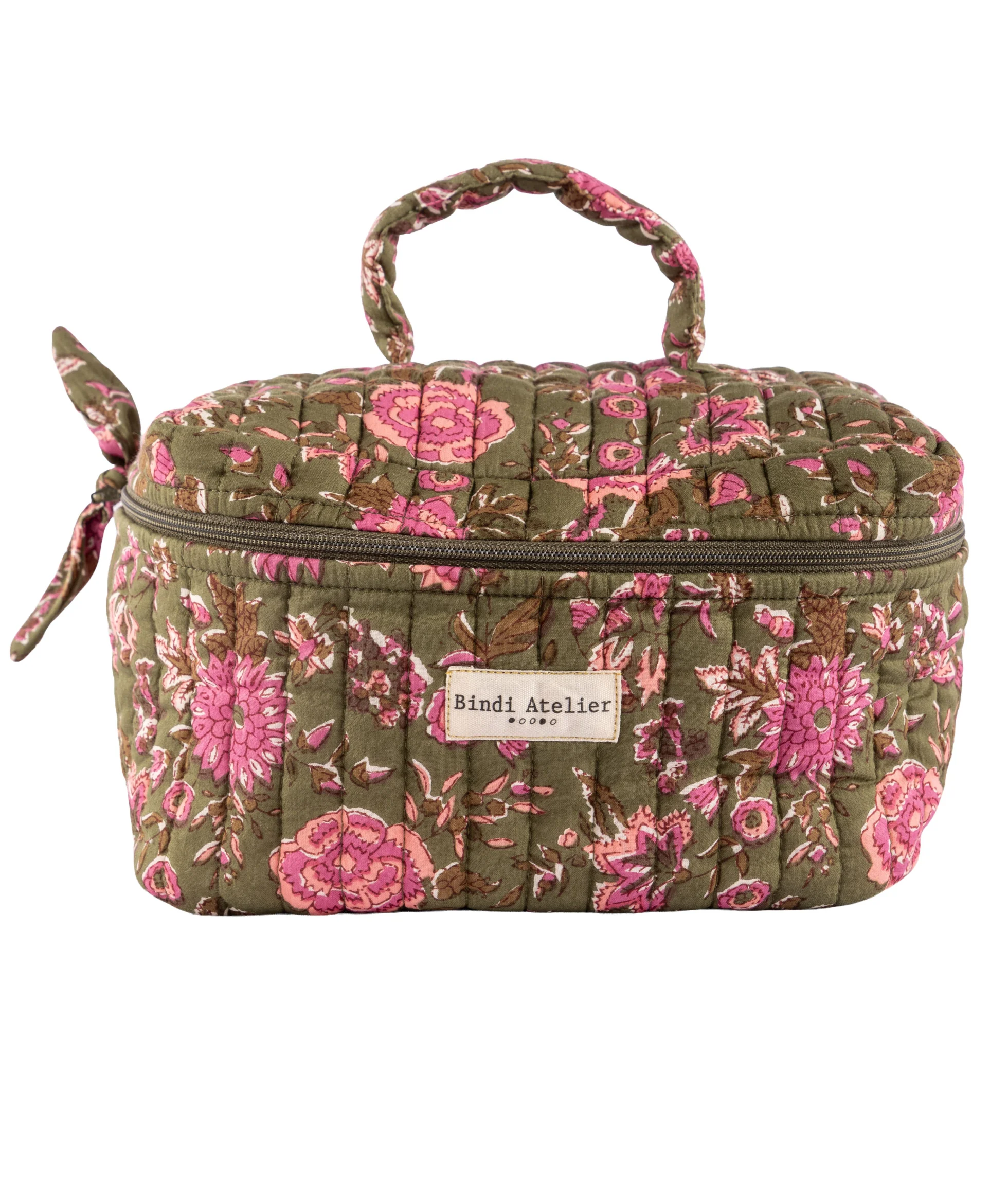 Trousse vanity en coton matelassé Goa, BINDI ATELIER