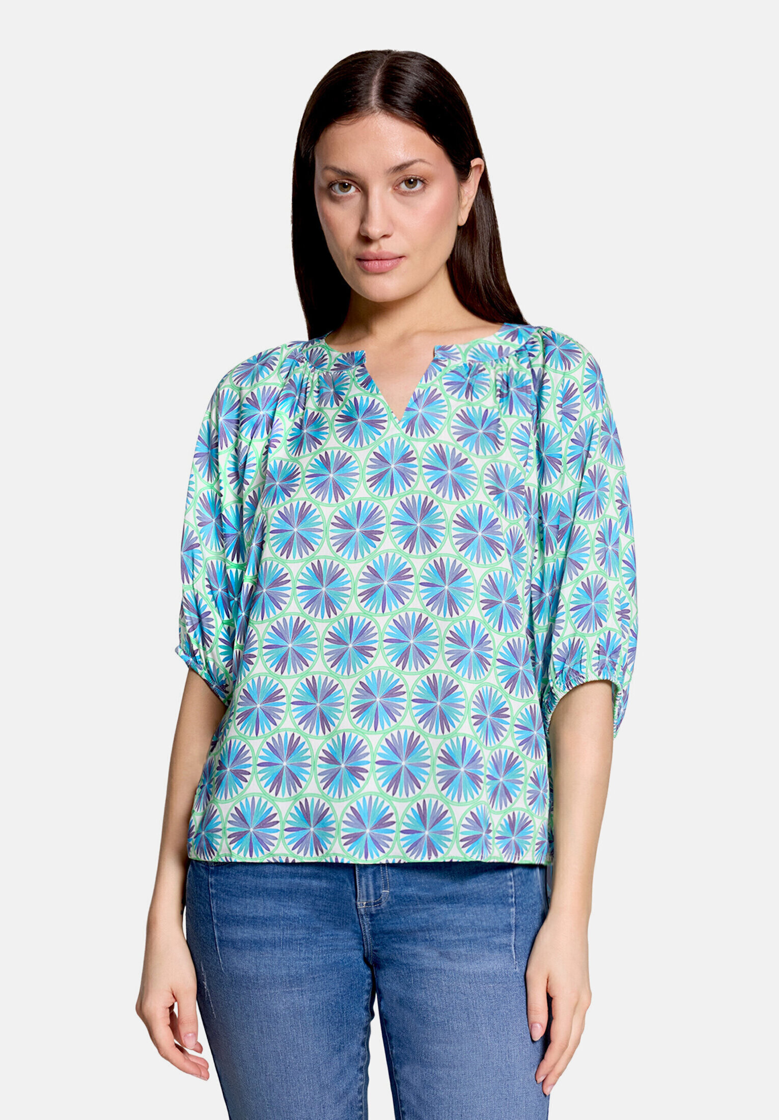 Blouse casual à fronce, CARTOON