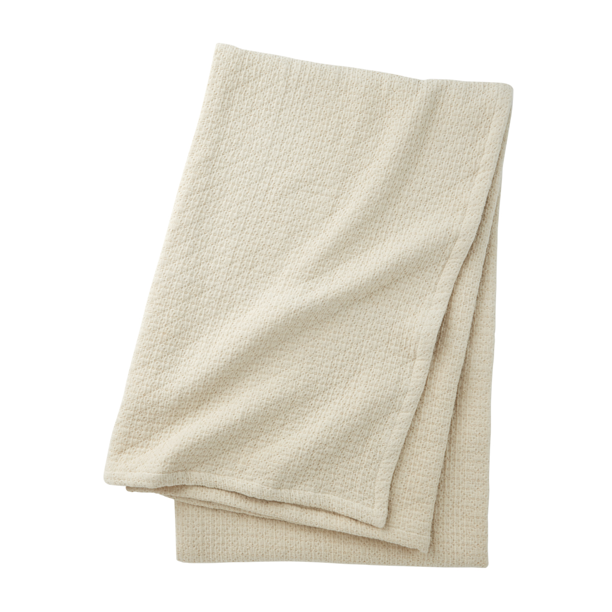Plaid en coton bleu, CANISSE, DESFORGES