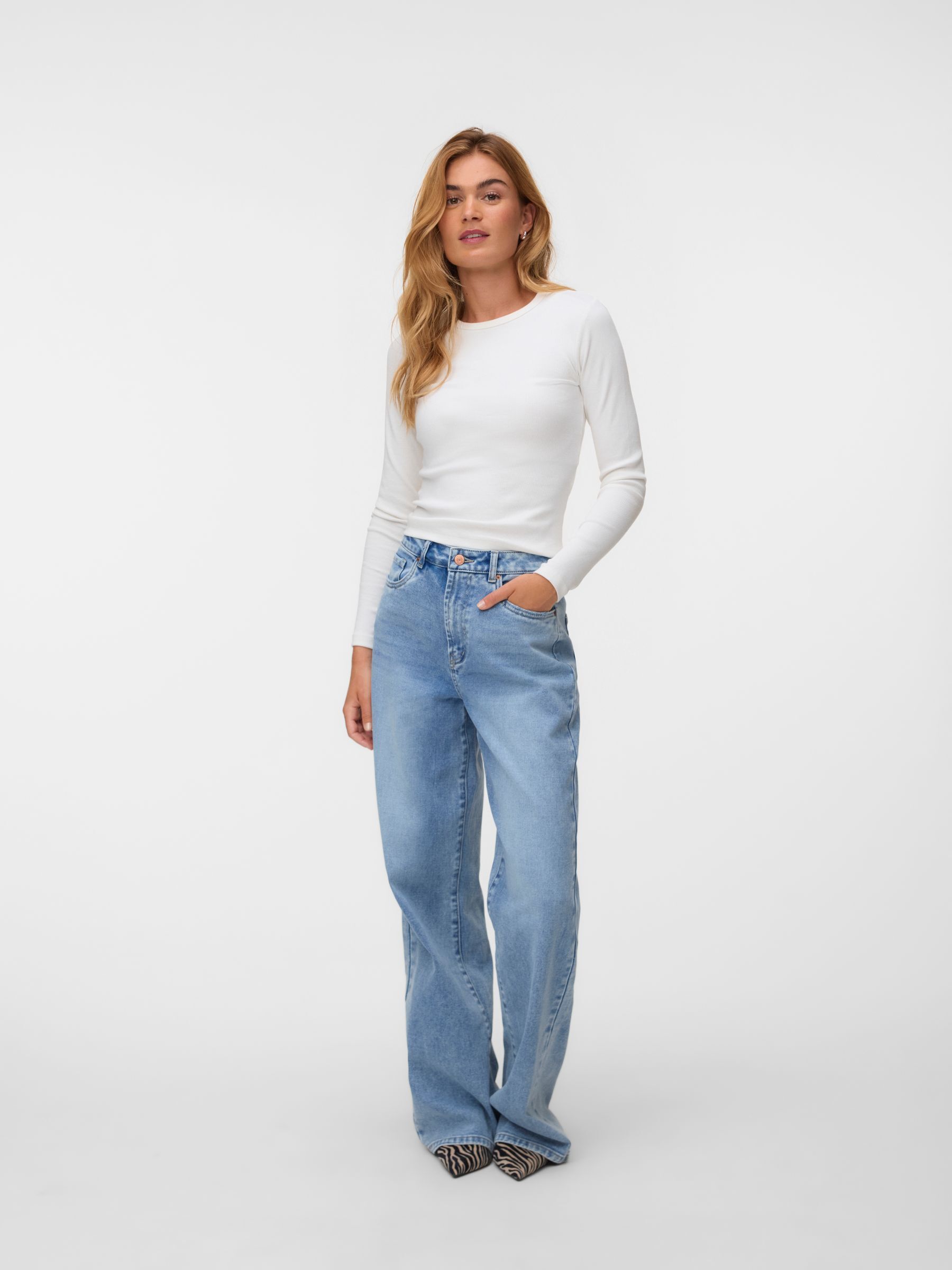 Jean À Coupe Large, VERO MODA