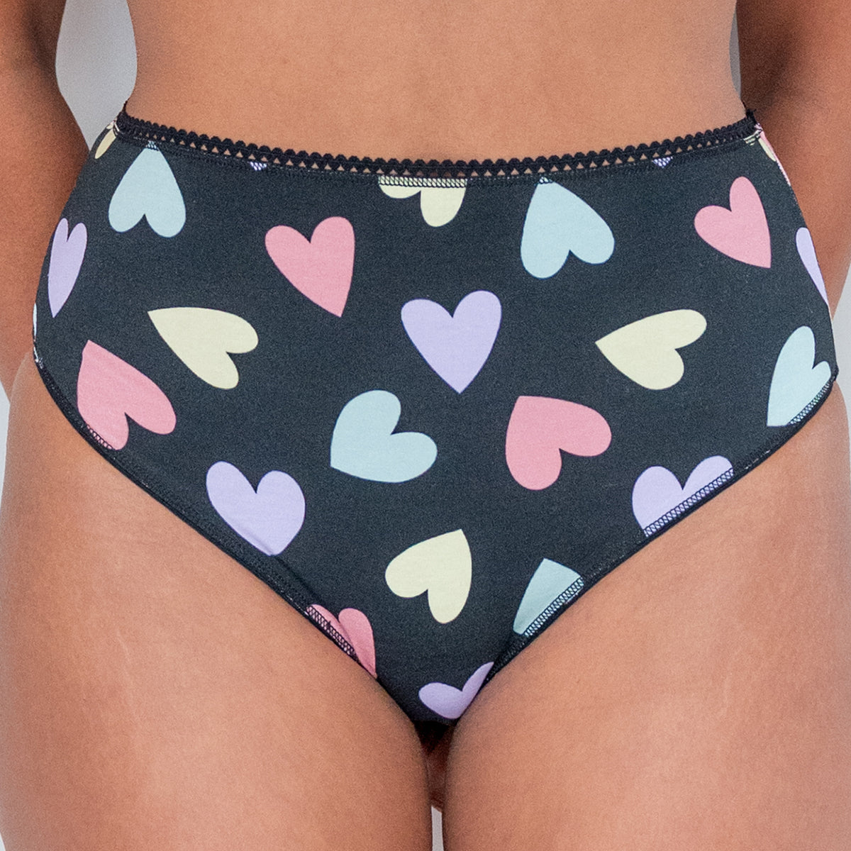 Culotte coton taille haute IMPRIMÉE Big Love, WE ARE JOLIES