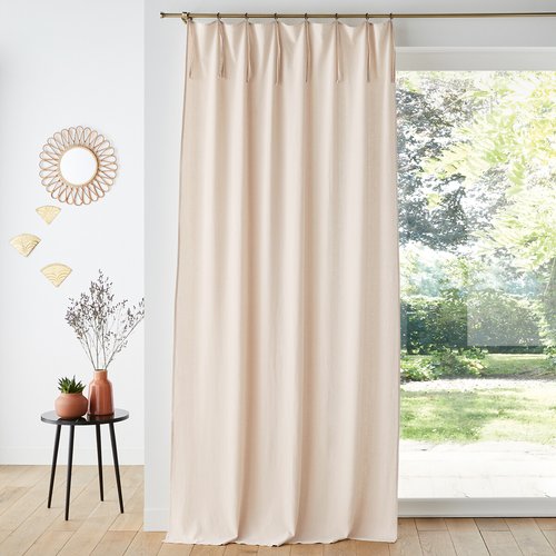 Odorie Linen Viscose Curtain La Redoute Interieurs