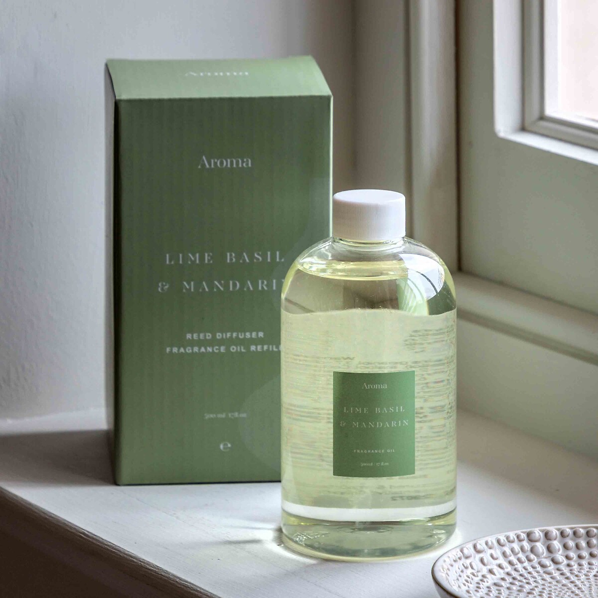 500ml Diffuser Refill Oil in Lime Basil & Mandarin Fragrance, ÉDITÉ