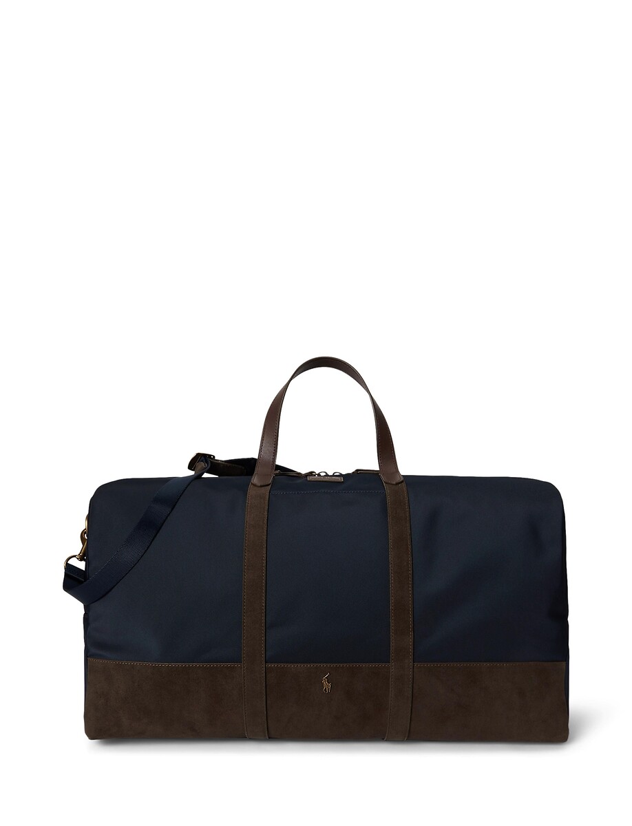 Travel Bag with Suede Detailing, POLO RALPH LAUREN