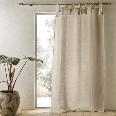 Colin Pure Linen Curtain with Knots AM.PM