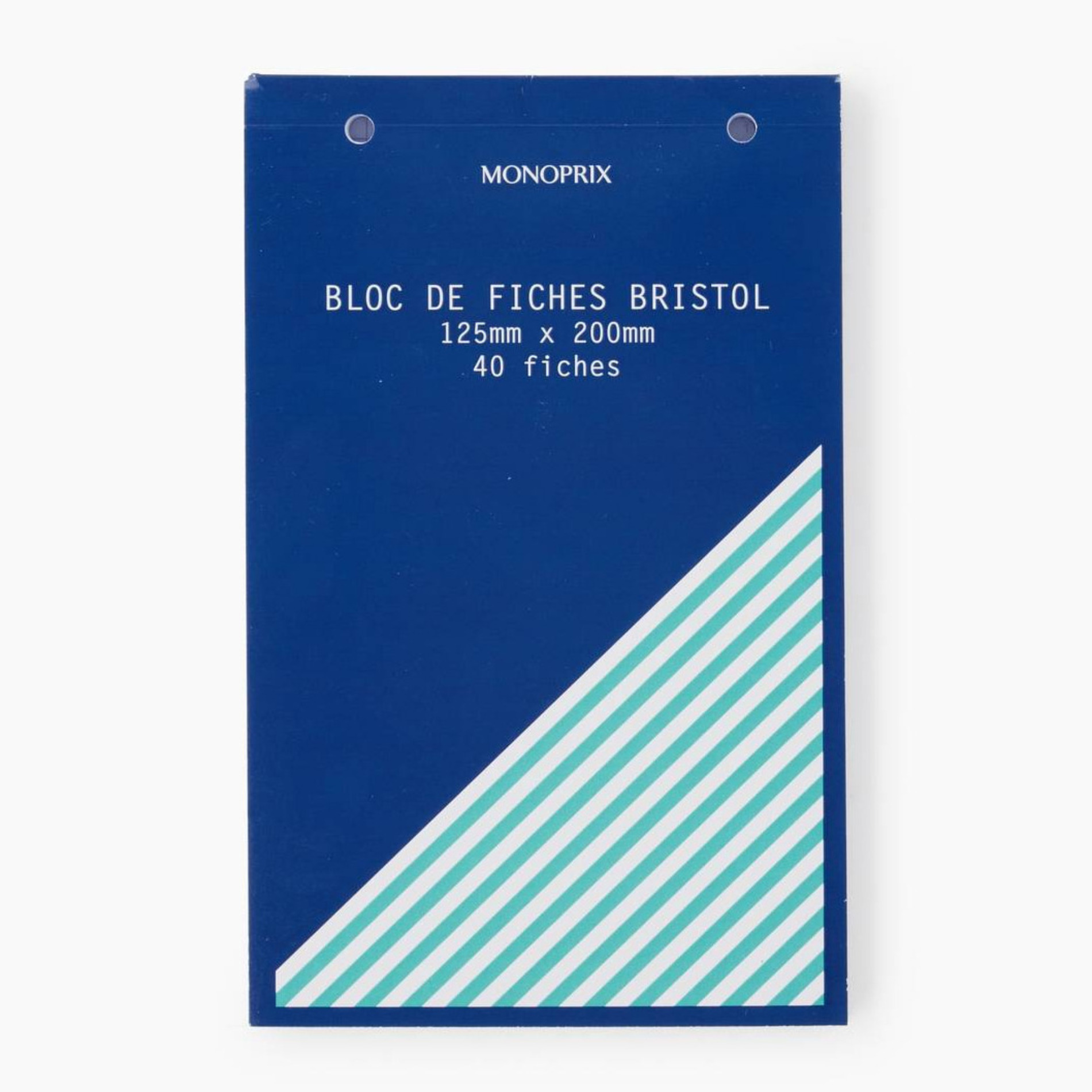 BLOC BRISTOL MONOP 12,5X20 40, MONOPRIX