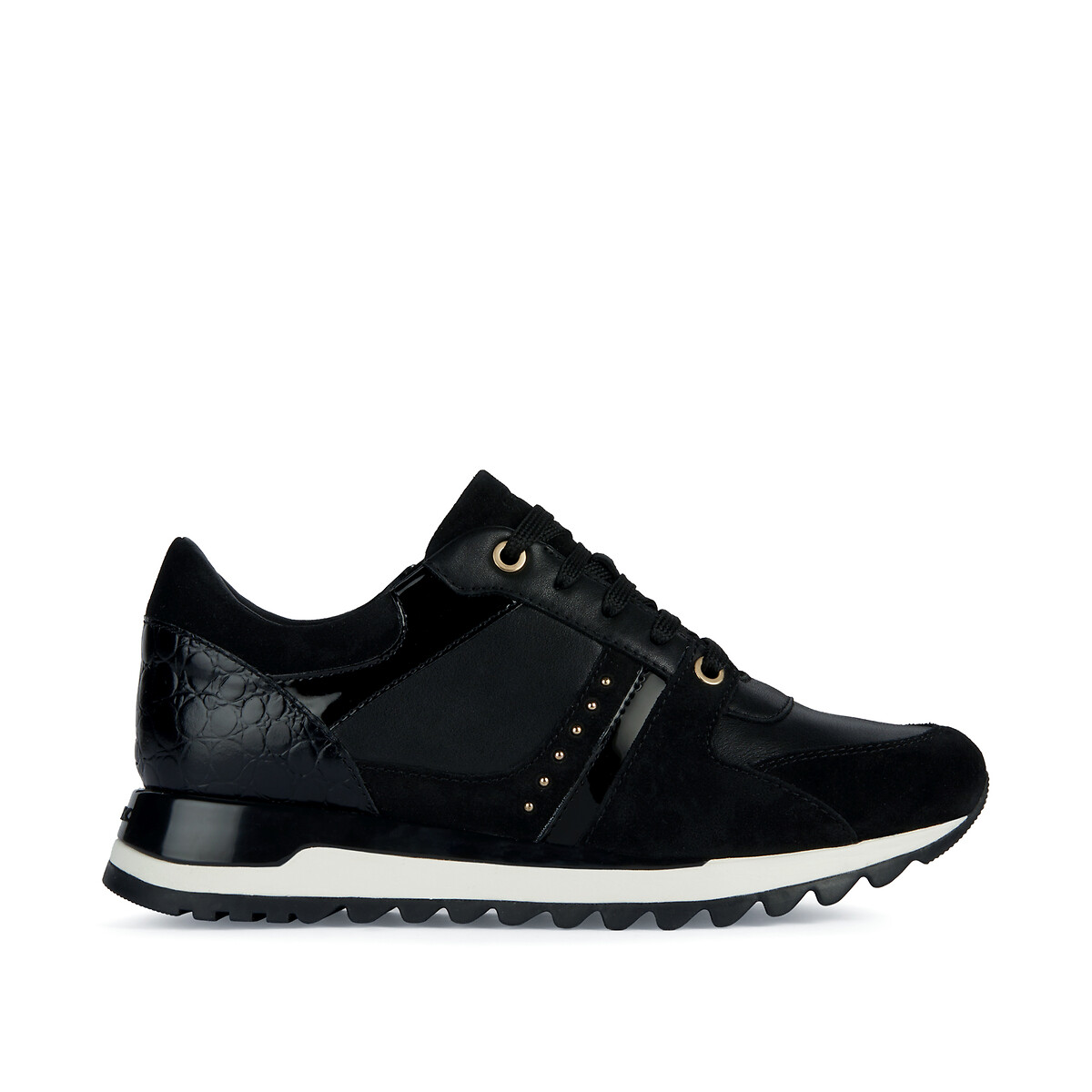 Tabelya leather breathable trainers Geox La Redoute