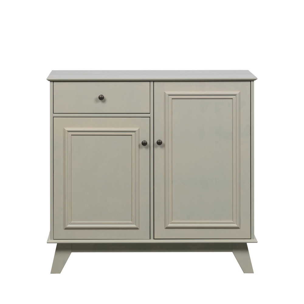Commode pour enfant 2 portes 1 tiroir en pin massif- LILY, WOOOD