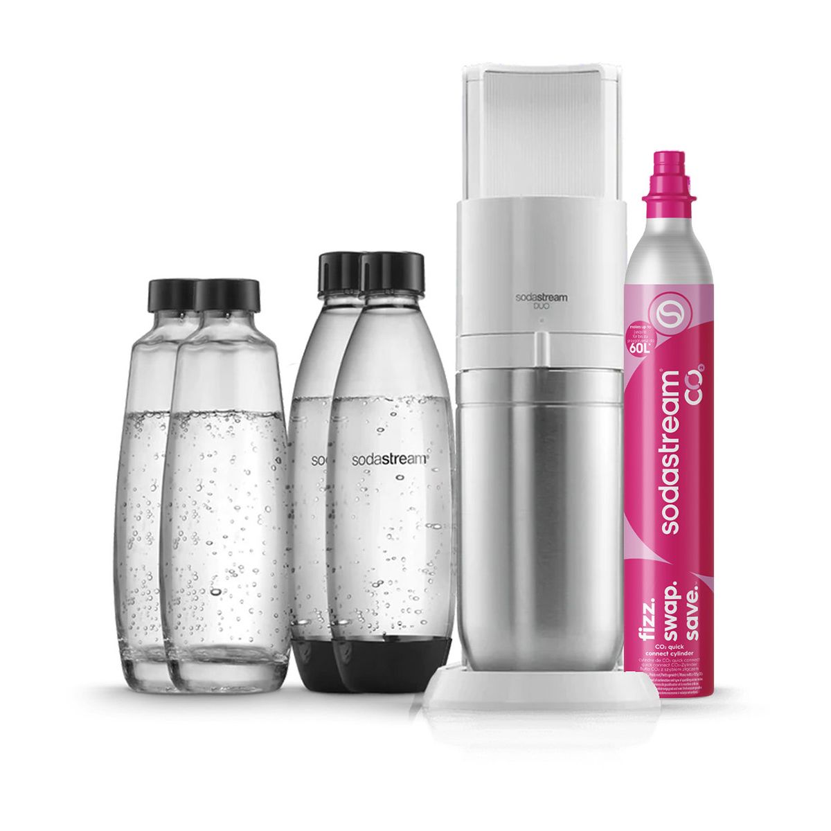 Machine à Soda Duo avec bouteilles et carafes DUOB, SODASTREAM
