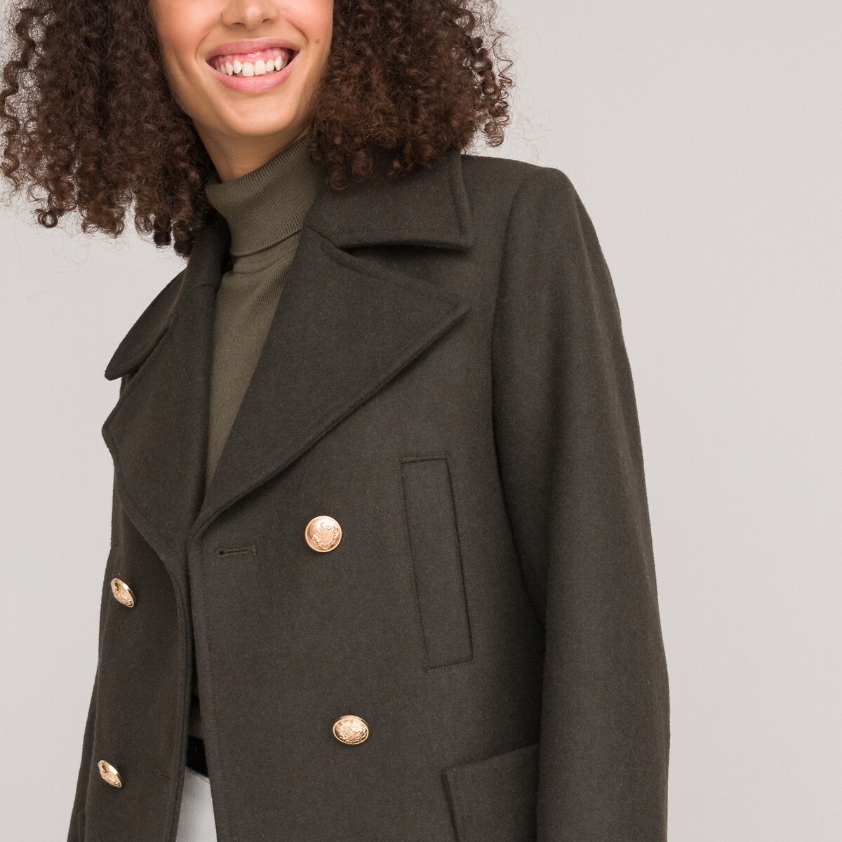 Manteau laine la online redoute