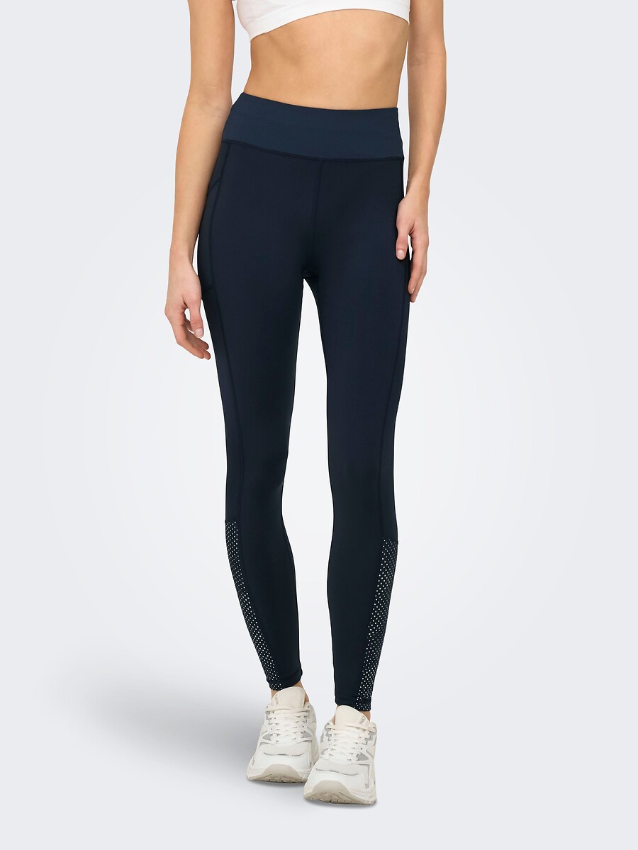 Reflective Detail Running Leggings, ONLY PLAY
