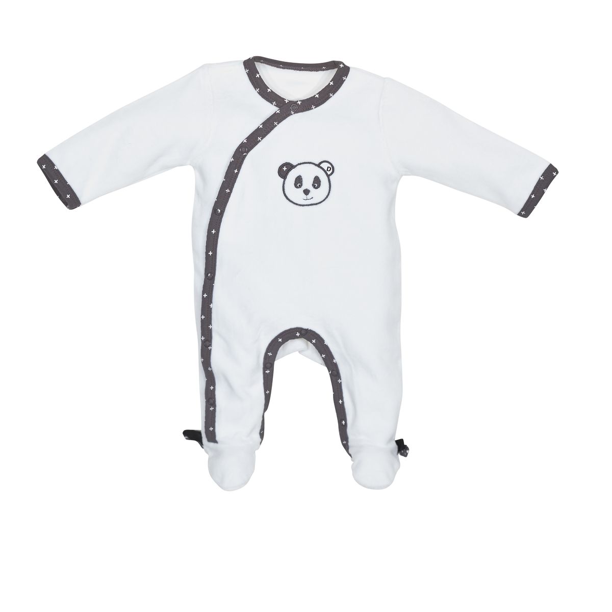 Pyjama bébé à manches longues en velours, SAUTHON