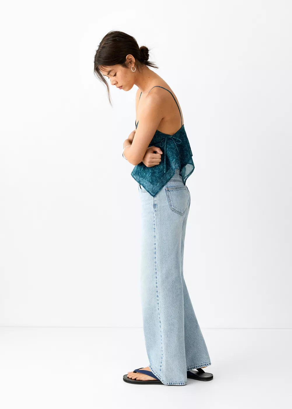 Jean droit taille normale, MANGO TEEN