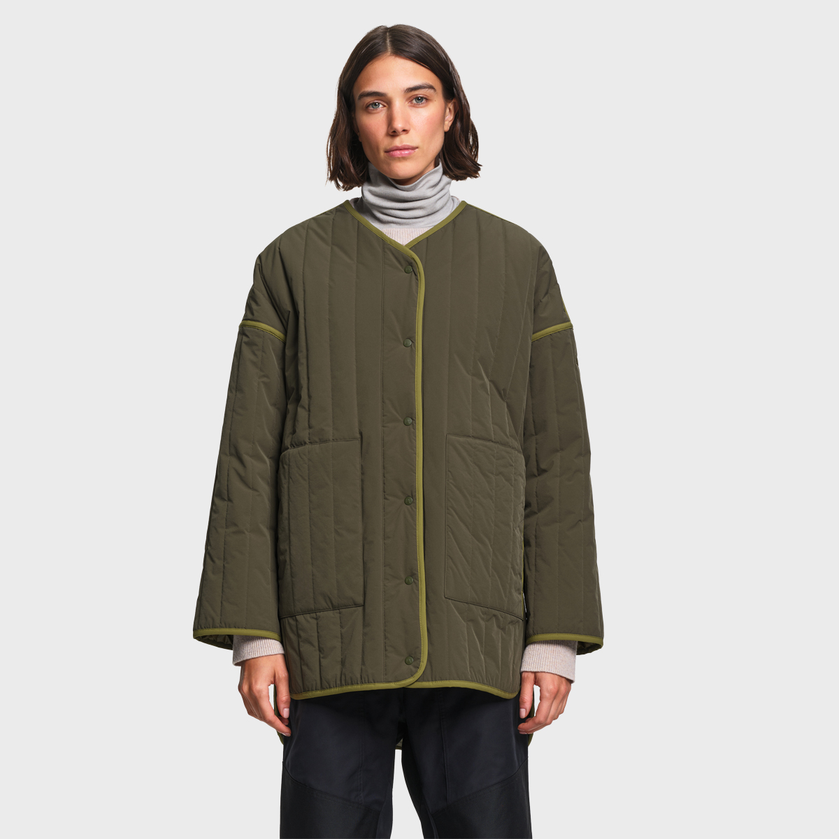 Veste matelassée coupe trapèze déperlante REPREVE, AIGLE