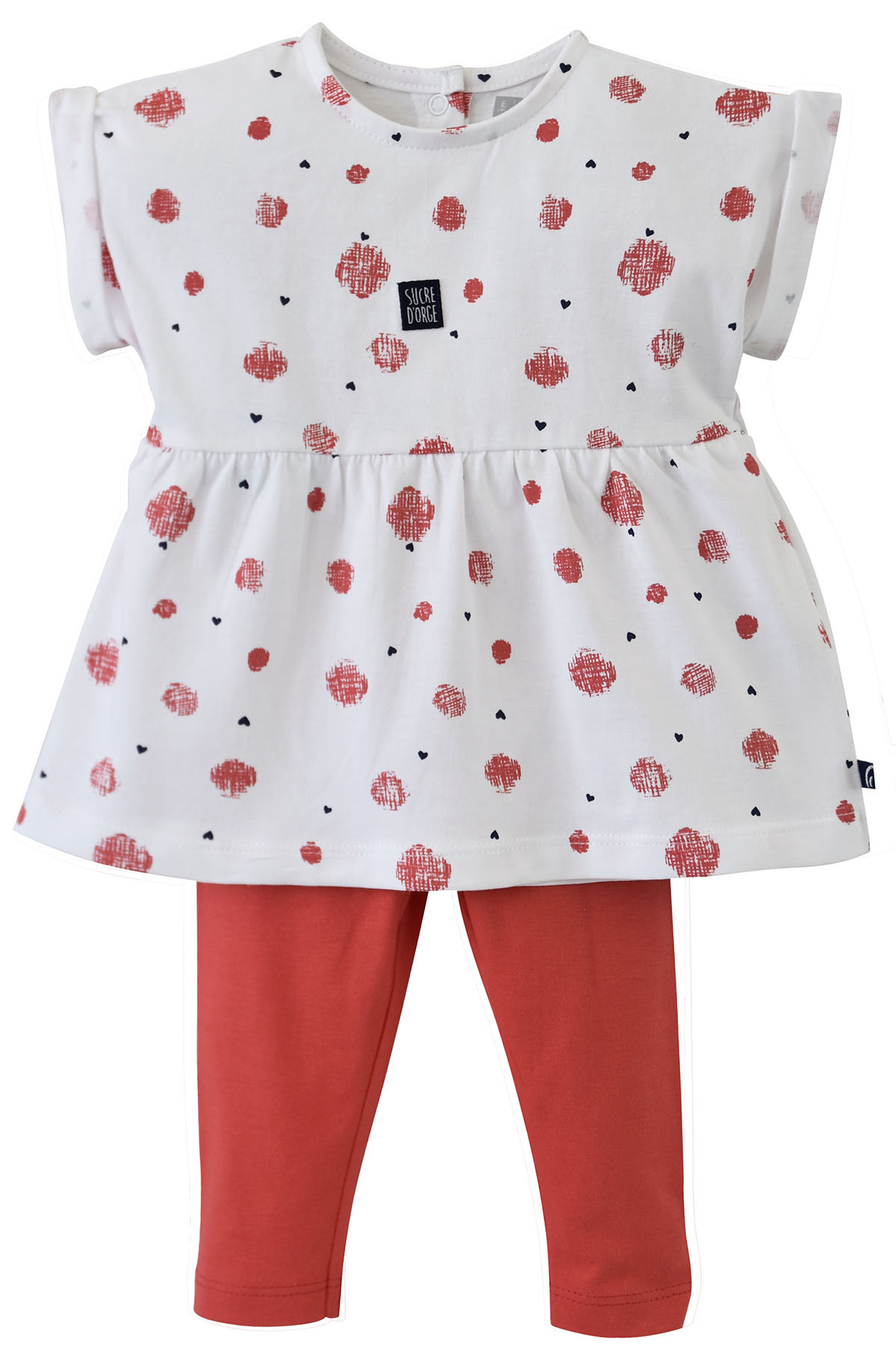 Ensemble tunique et legging adelise sucre d'orge, SUCRE D'ORGE
