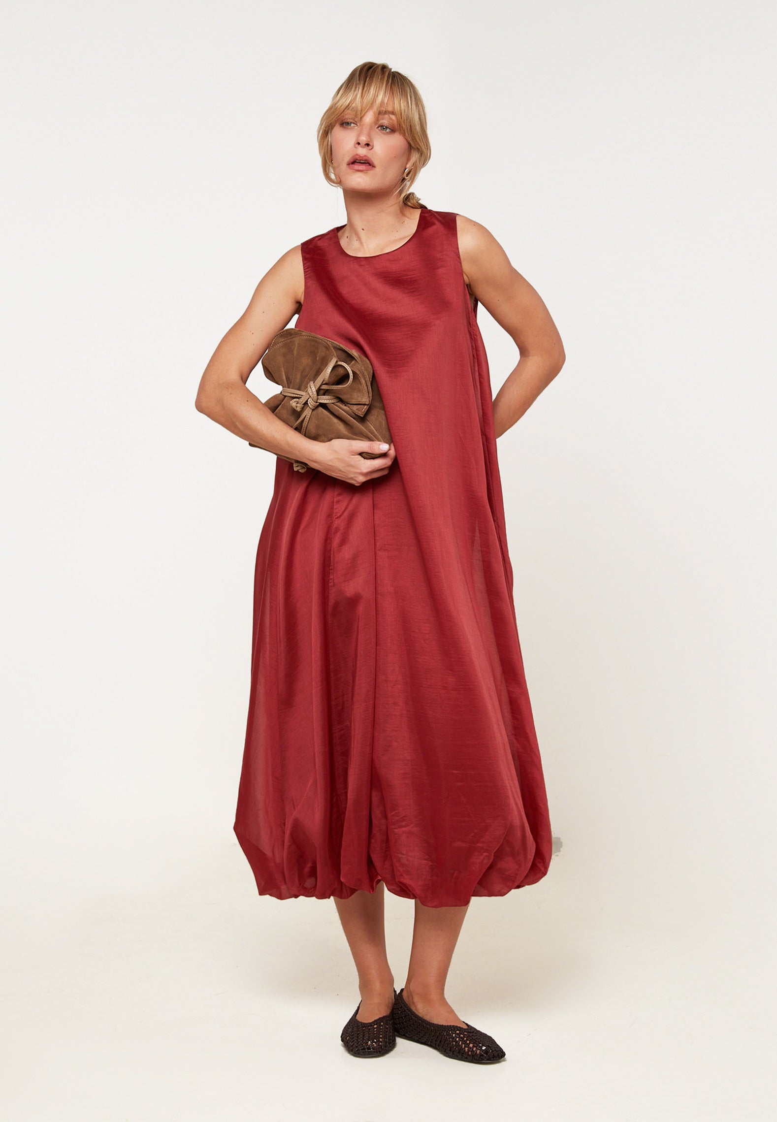 Robe longue ample effet ballon, RODIER