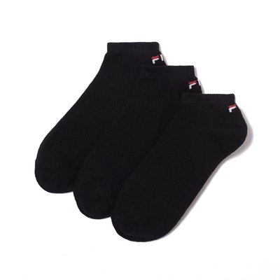Pack of 3 Pairs of Unisex Quarter Socks in Cotton Mix FILA