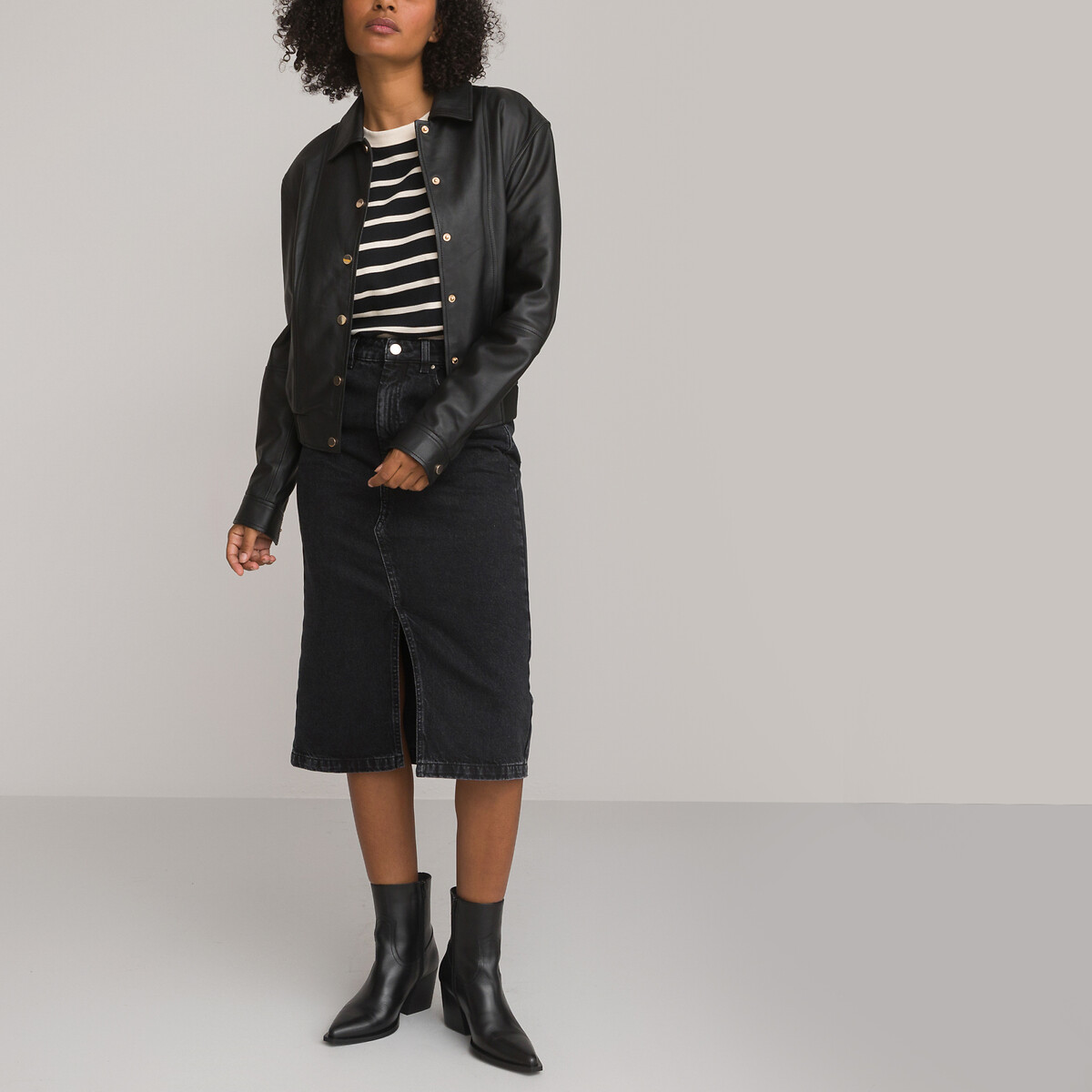 La redoute leather top jacket