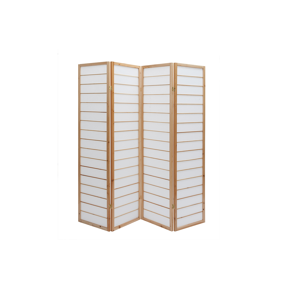 Paravent japonais en bois et papier de riz L177 cm GIBON, MILIBOO