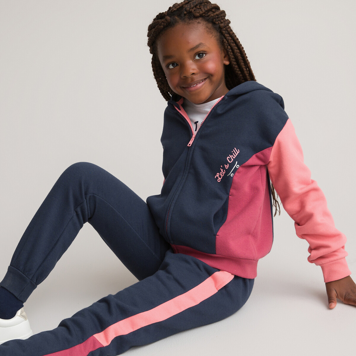Sweat a capuche color block cheap