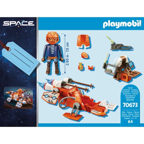 Playmobil 70673 set cadeau pilote et navette rapide- city life- l