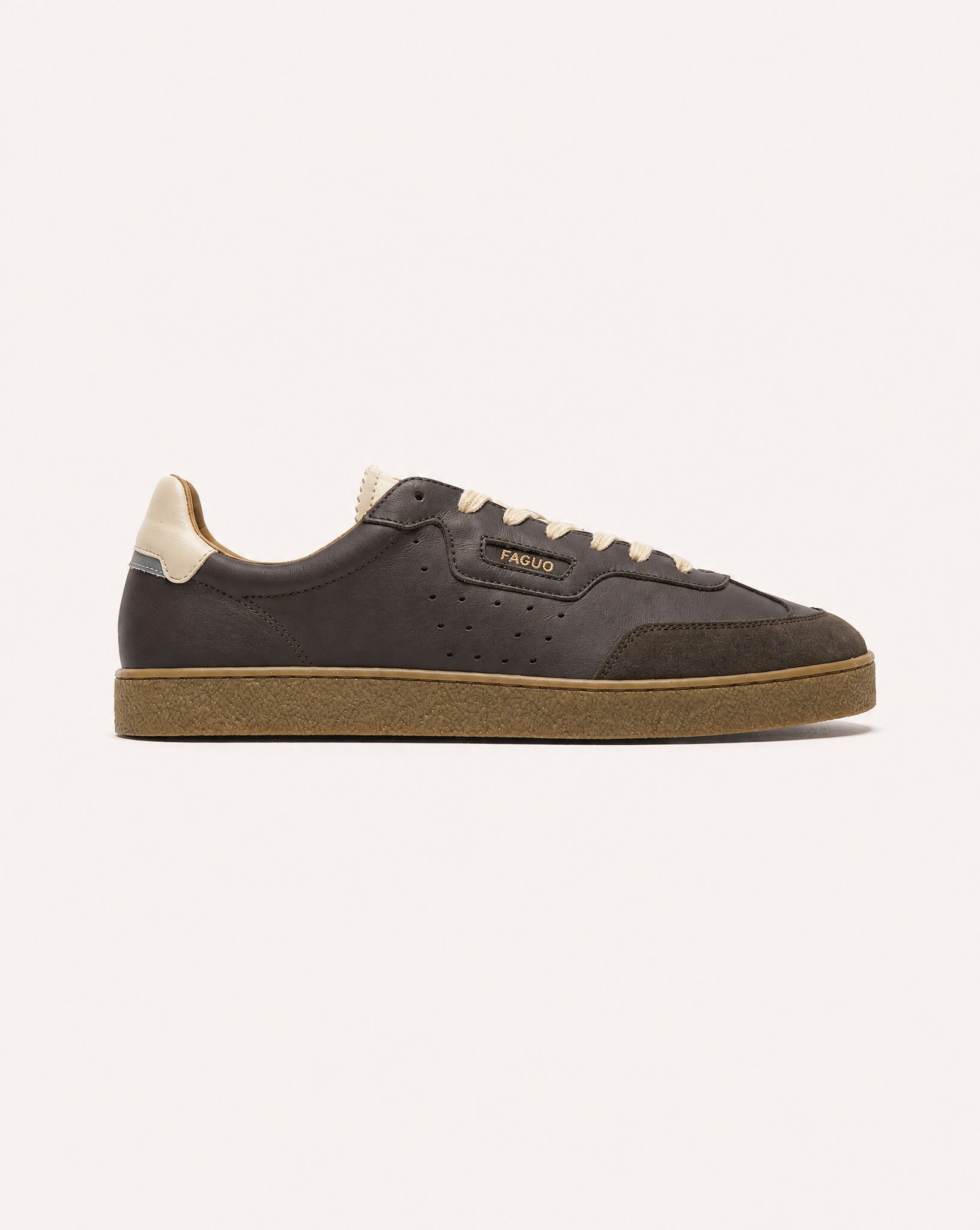 Baskets basses en cuir, FAGUO