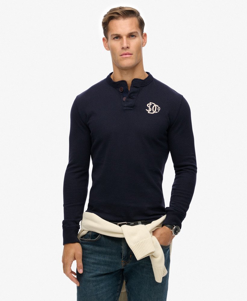 Haut Henley Vintage Athletic, SUPERDRY