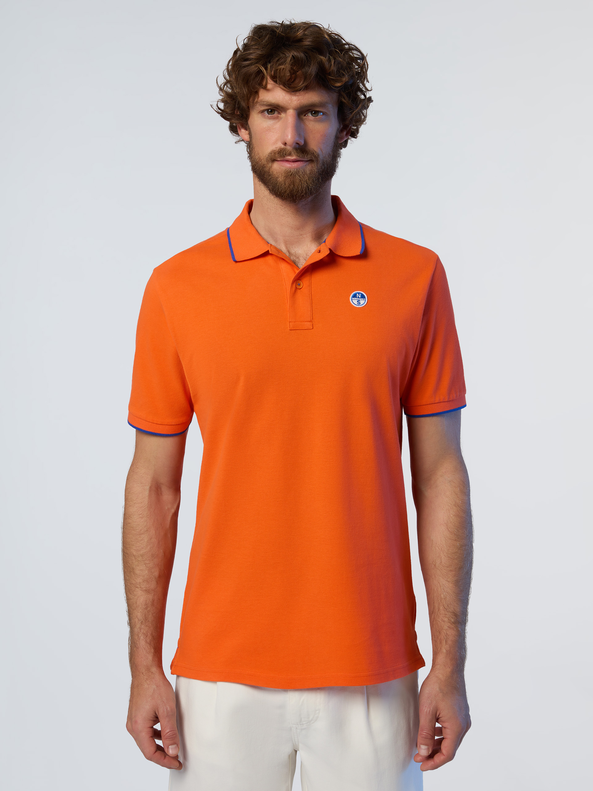 Polo avec bordures contrastées, NORTH SAILS