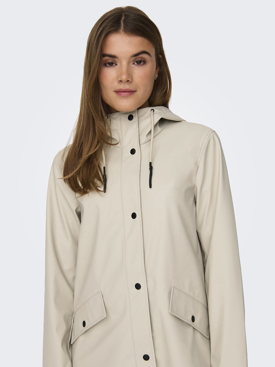 Mid-Length Hooded Coat, ONLY