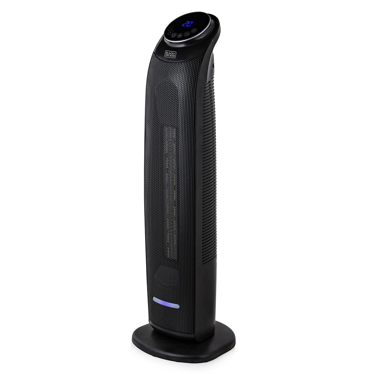 2.2kw ceramic tower fan heater, white, Black u0026 Decker | La Redoute