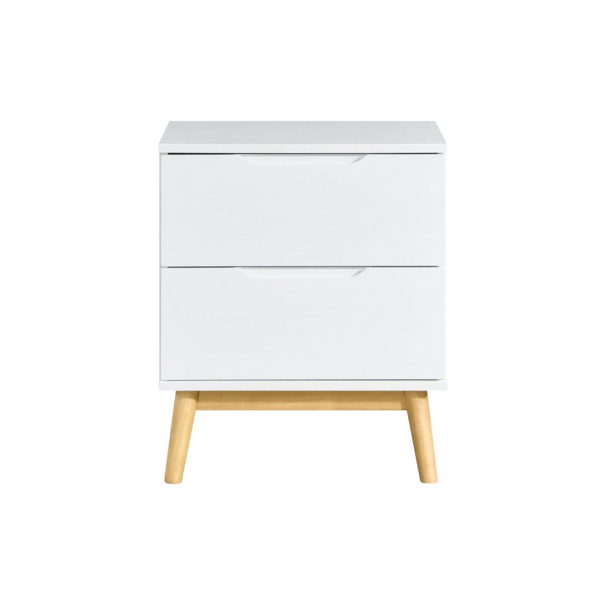 table de chevet scandinave 2 tiroirs felix