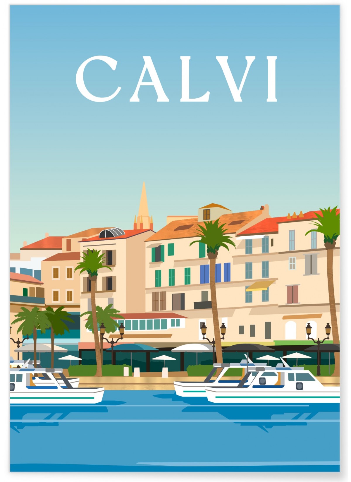 Affiche ville Calvi, L'AFFICHERIE