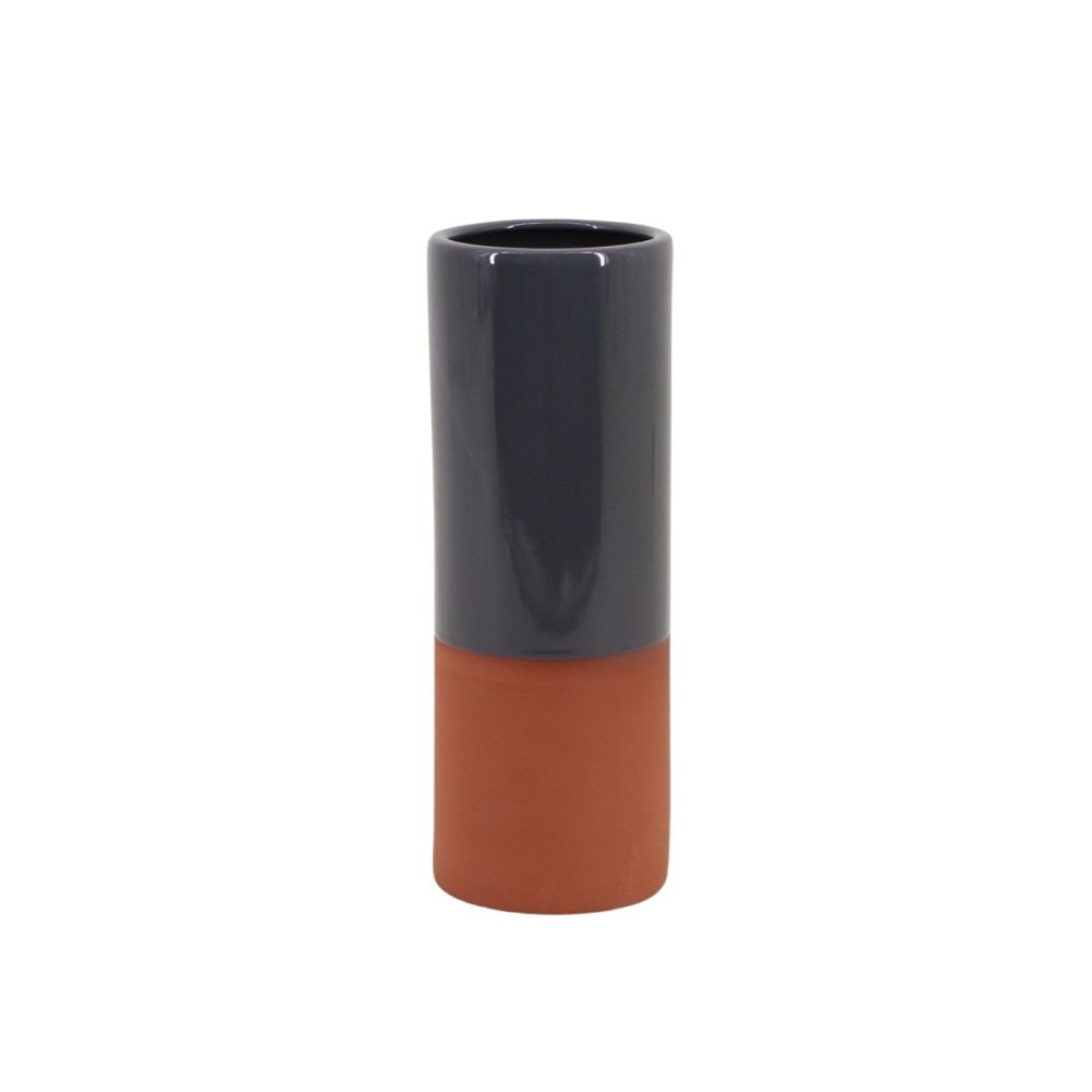 Vase tube en céramique, H25cm, ORNAMI