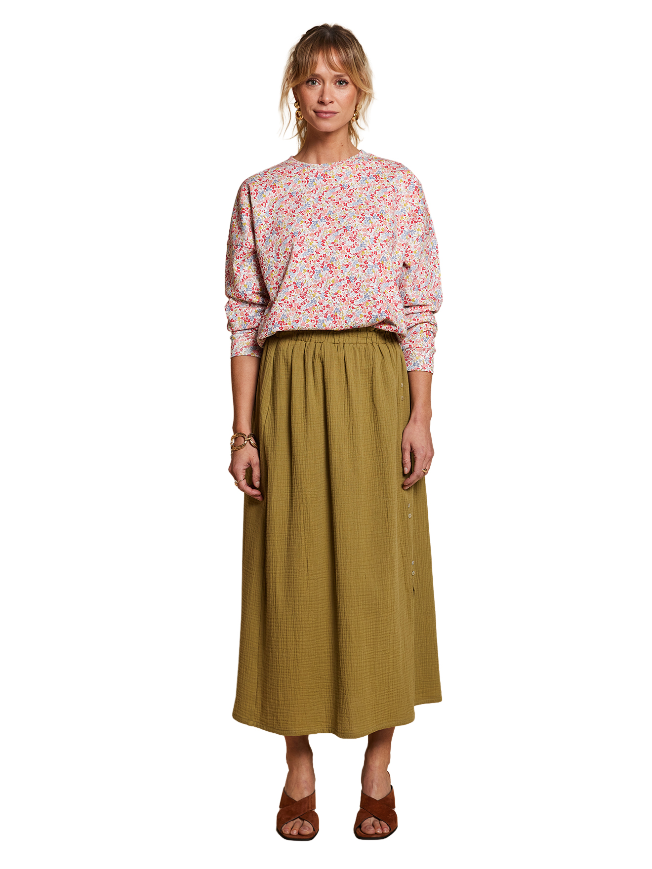 Jupe gaze de coton Capsule mère-, ENVIE DE FRAISE