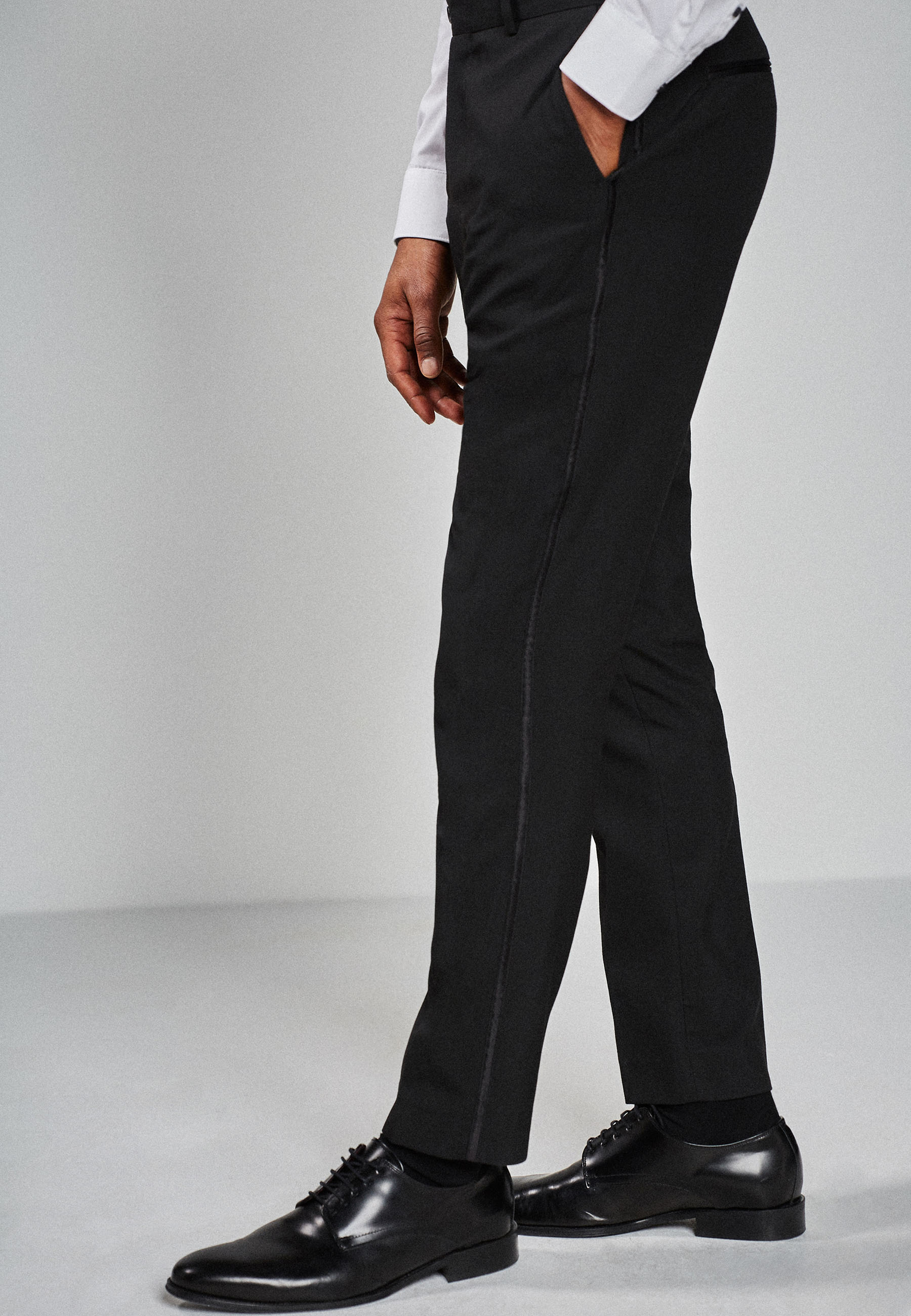 Pantalon De Smoking Slim Avec Bande Contrastée, NEXT
