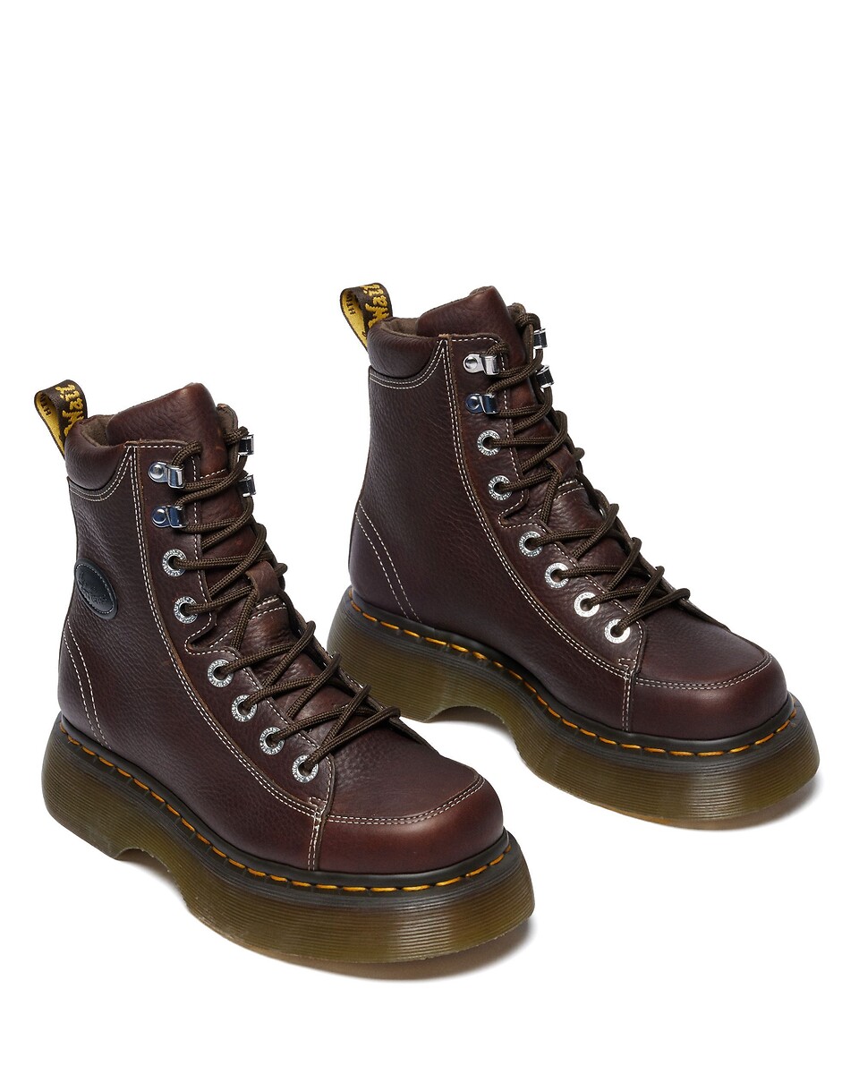Buzz-boots met veters van Grizzly-leer, DR. MARTENS