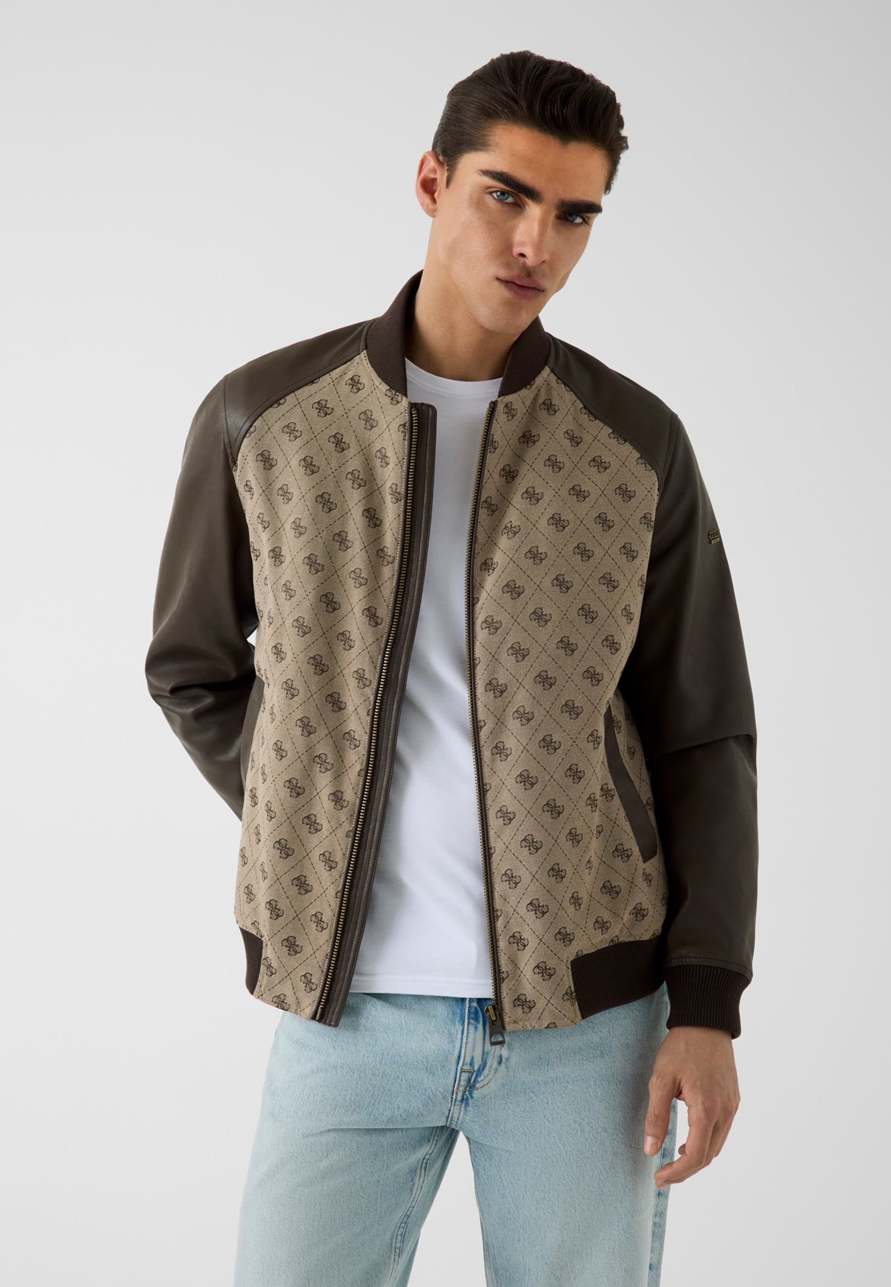 Veste Bomber Monogramme, GUESS