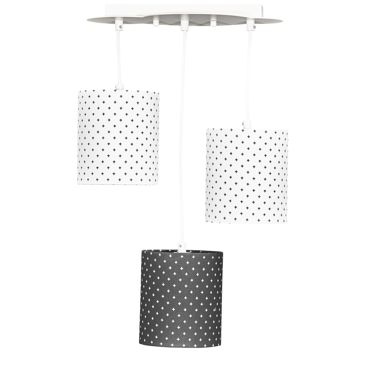 Suspension lumineuse en coton, SAUTHON