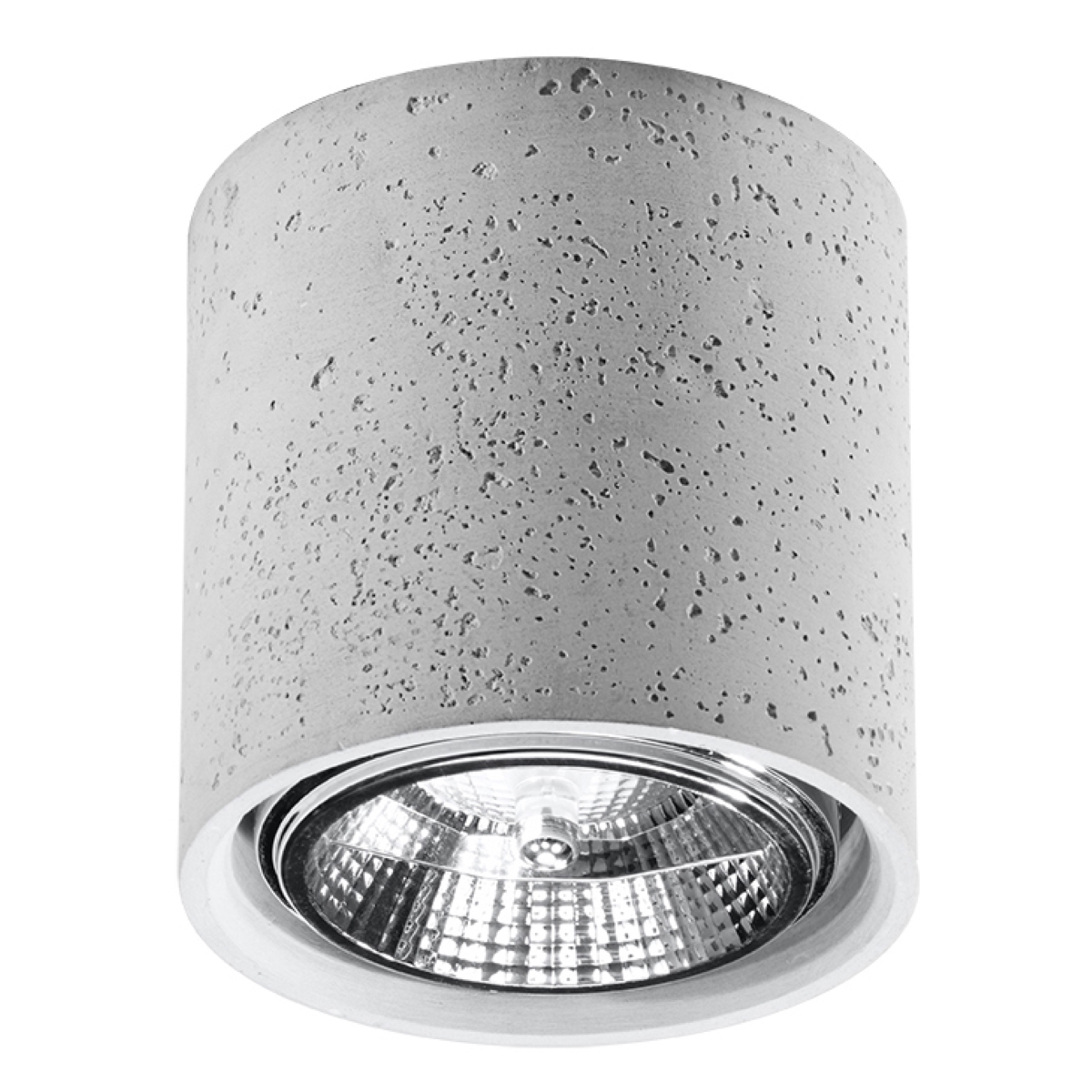 Plafonnier Béton Gris GU10 1 Cullo, EDEN