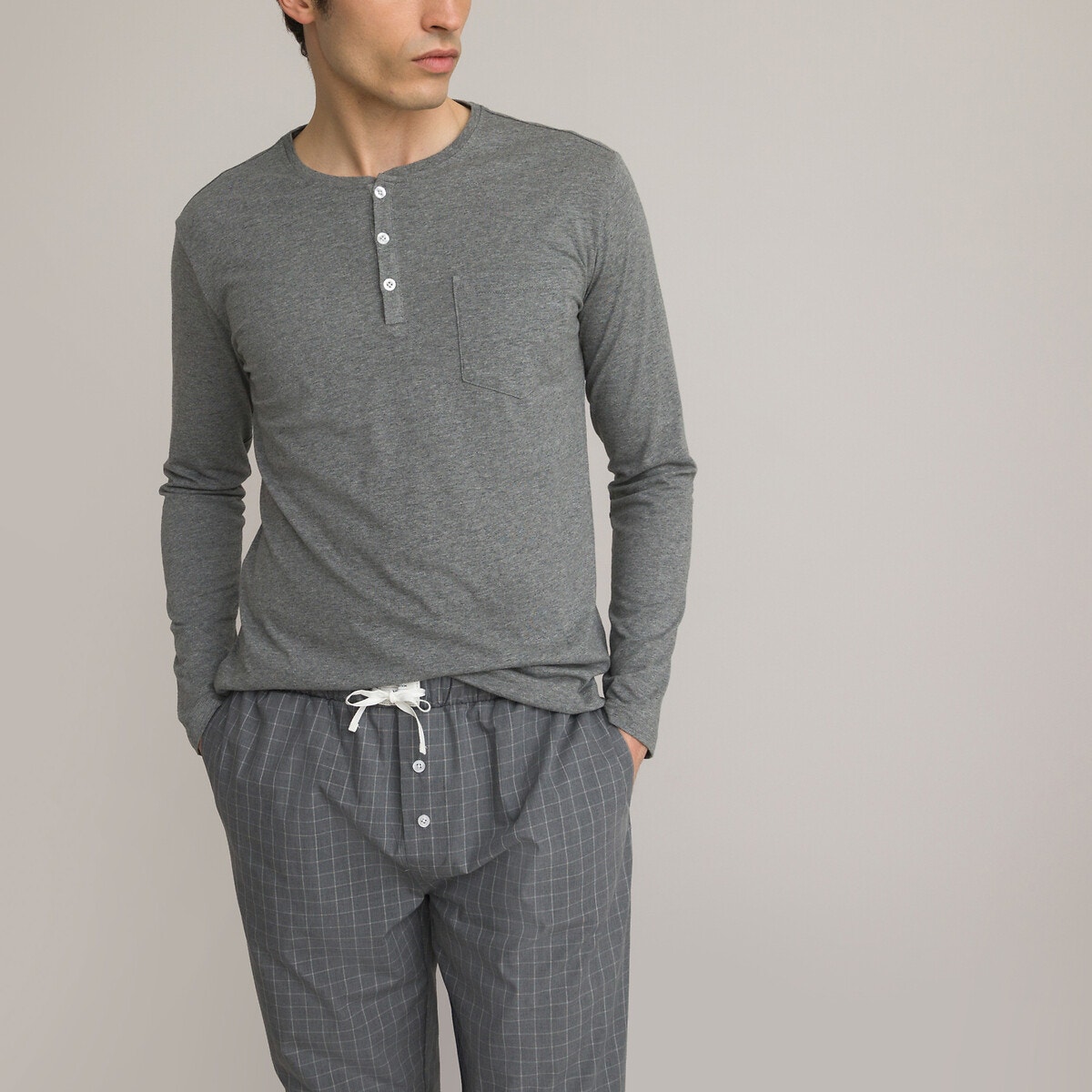 Pyjama homme col tunisien La Redoute