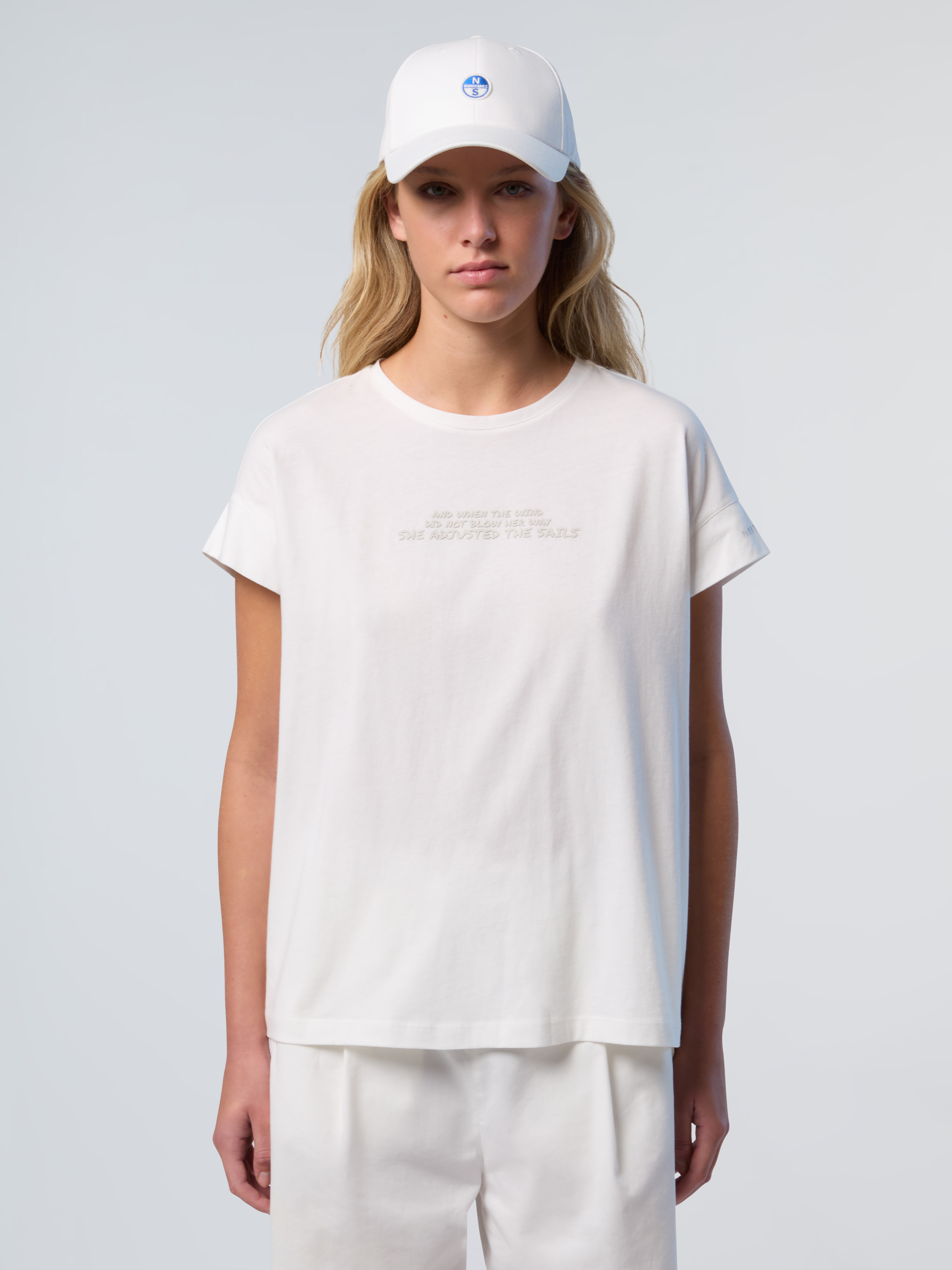 T-shirt avec slogan imprimé, NORTH SAILS