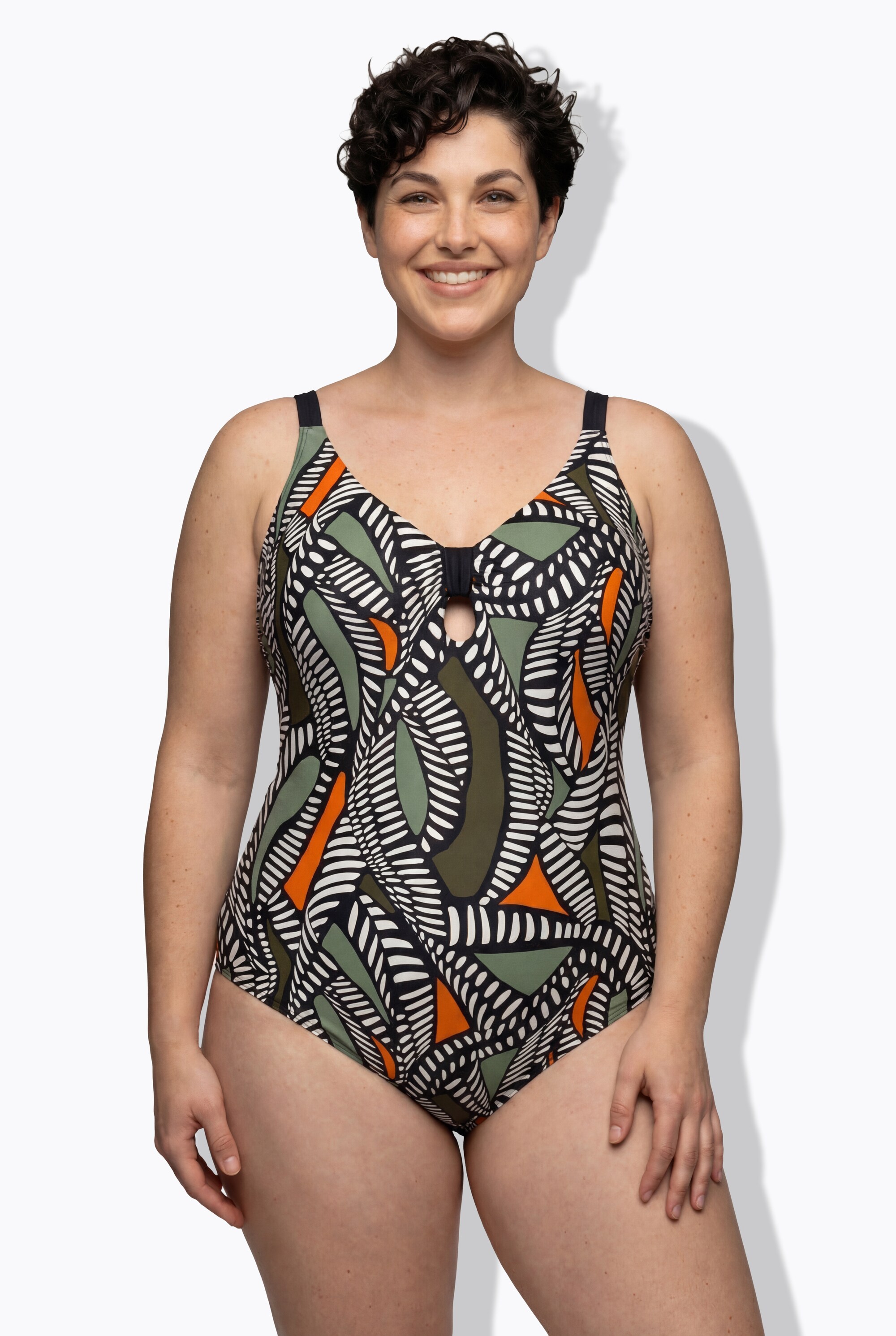 Maillot de bain avec bonnets souples et nœud, ULLA POPKEN