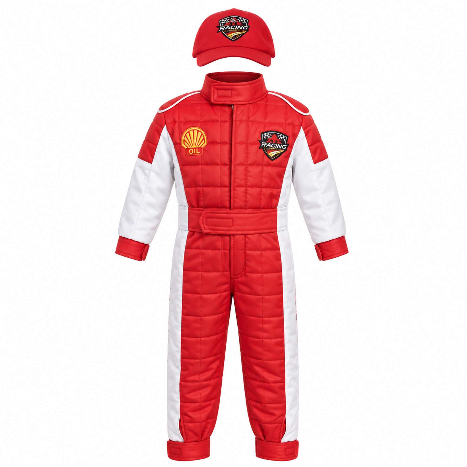 Déguisement enfant pilote de course avec casquette, SEVIRA KIDS