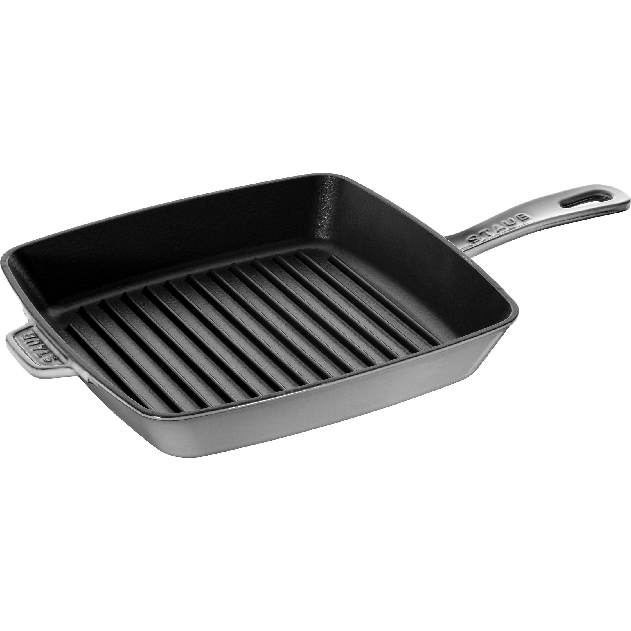 Gril Américain 26 cm, Fonte, Gris graphite, STAUB