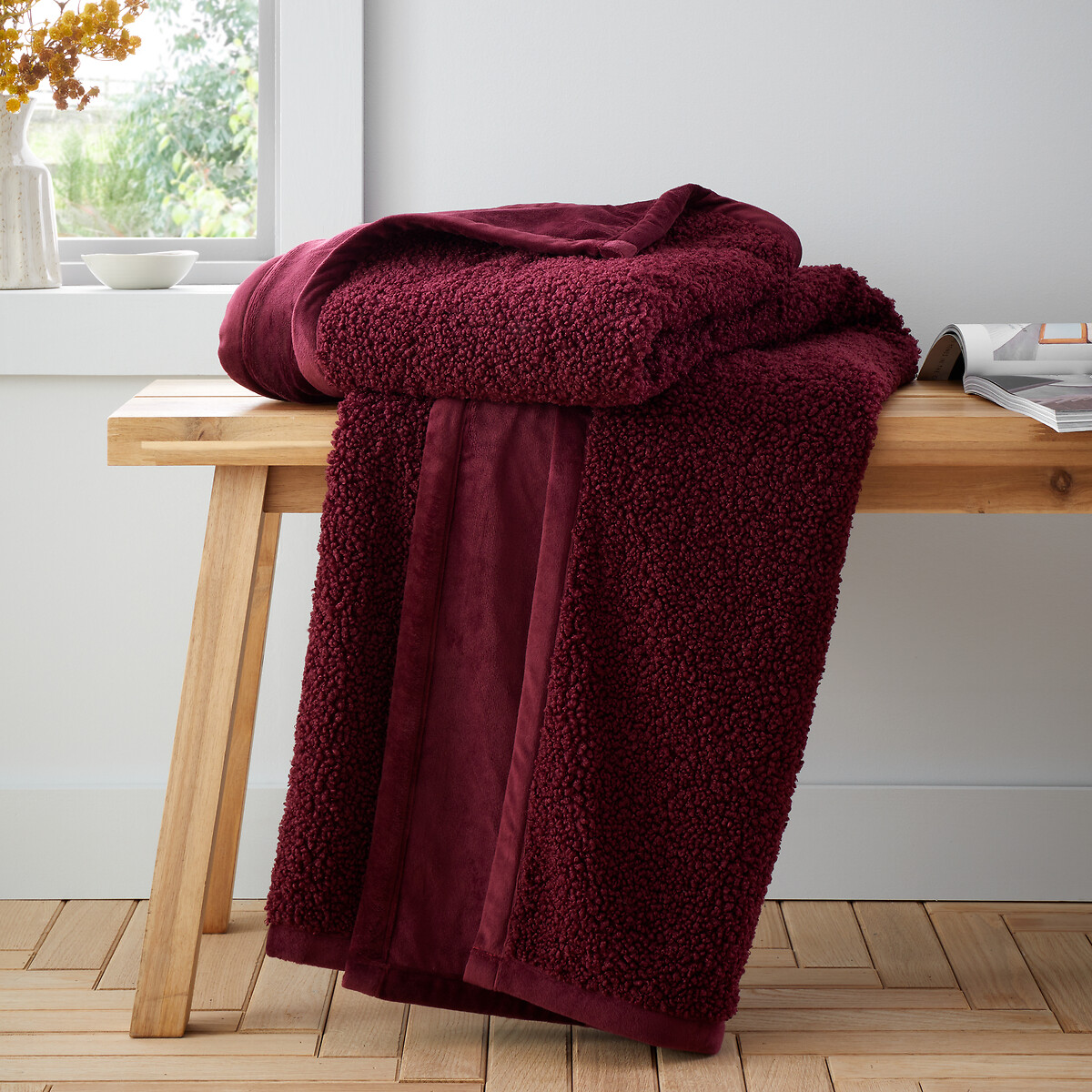 So Soft Velvet Boucle Throw, CATHERINE LANSFIELD