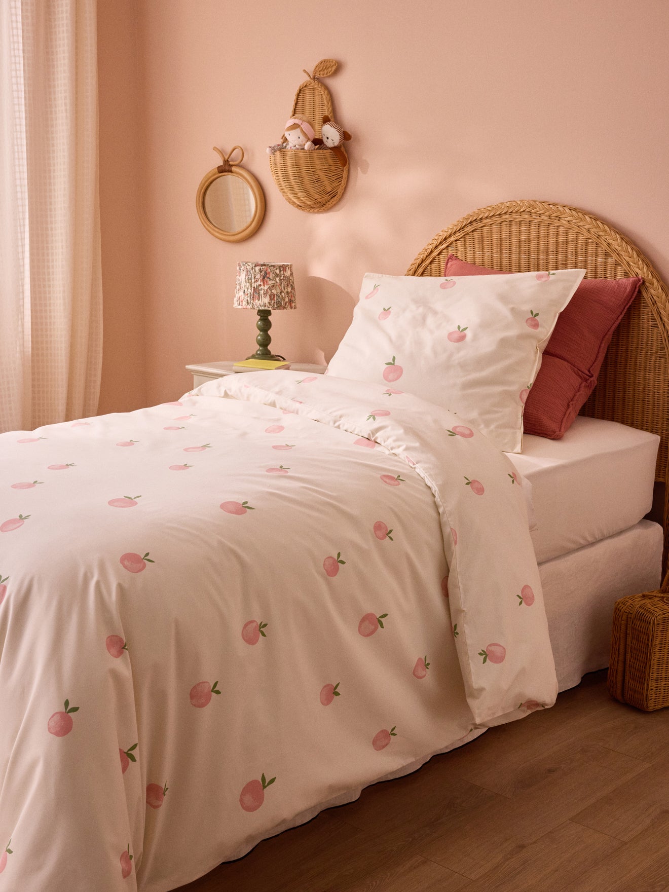 Housse de couette percale de coton "MARGARETH", CYRILLUS