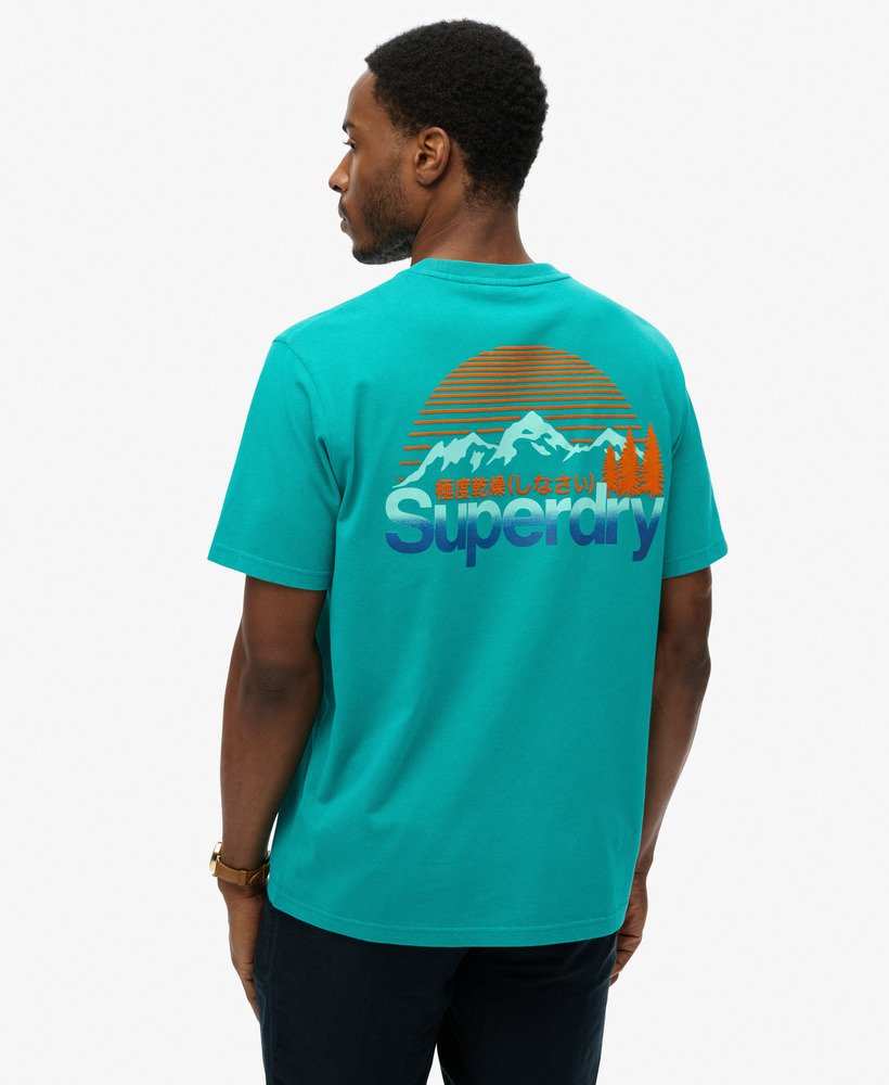T-shirt Core Logo Great Outdoors Chest, SUPERDRY