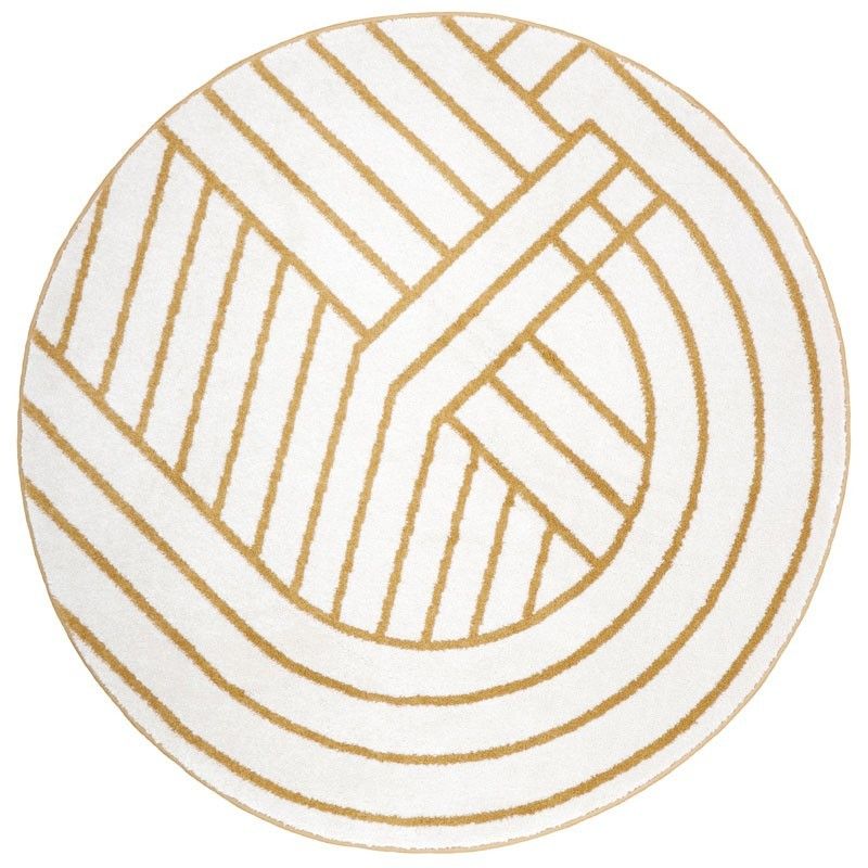 tapis rond contemporain luisa