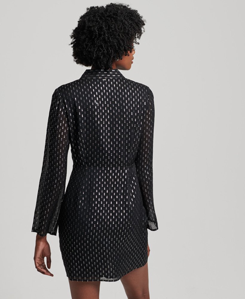 Robe-chemise courte imprimée, SUPERDRY