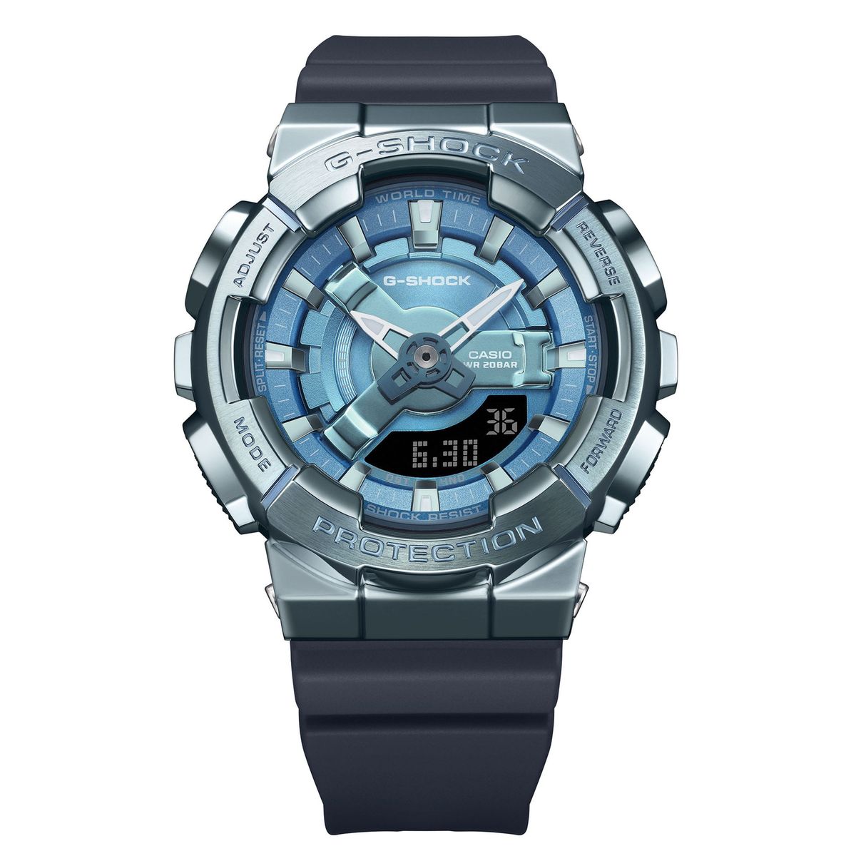 Casio g shock online bleu